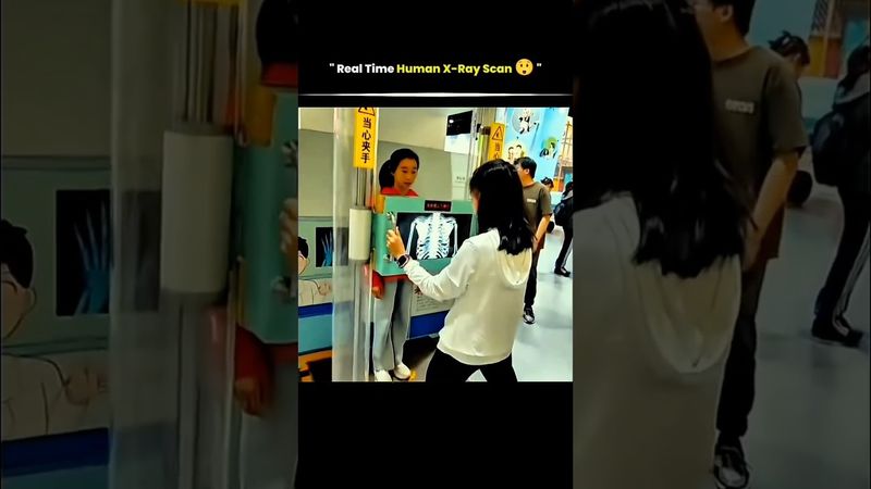 Real Time Human X-ray Scan😲