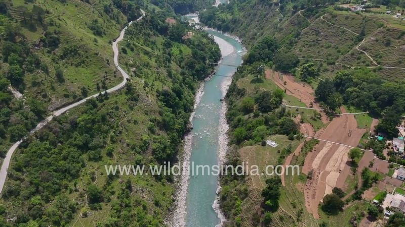 Ramganga near source at Berinag in Jageshwar and Almora Uttarakhand: This is the Corbett river!