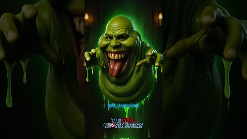 The Real Ghostbusters in Real Life. Who You Gonna Call (Again)?! 👻📟🧍‍♂️#ghostbusters #livingcartoon