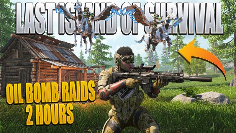 SURVIVING a 2-HOUR OIL BOMB RUSH — Last Island of Survival Defense!
