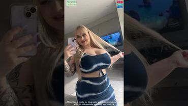 [4K] Modelo curvilínea do Instagram ✅ Stacy baby | Body Positivity Wiki e biografia |