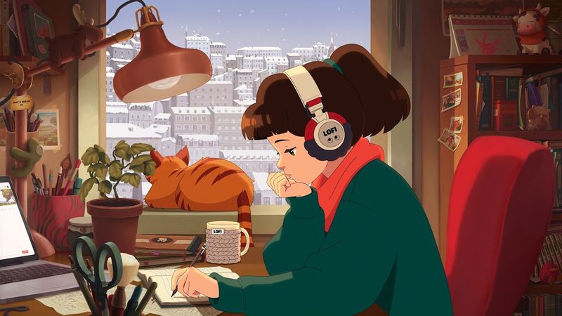 winter lofi mix [3 hours] ❄️ relaxing music to chill/study to