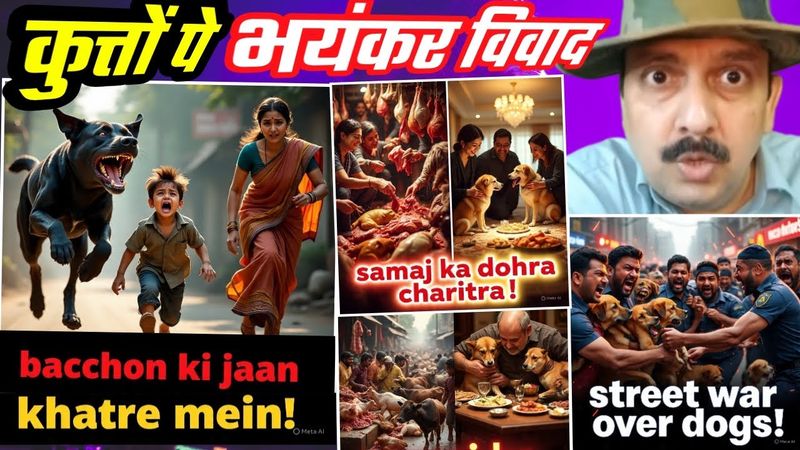 भारत में आवारा कुत्तों का संकट | Stray Dogs Crisis in India | Supreme Court Order Viral Video