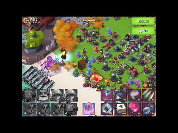 Boom Beach: Zeus Uses Tiny Shock to Beat Global #1 in LIVE Combat!!!