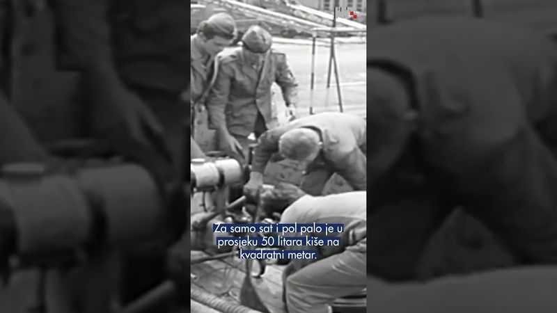 Veliko nevrijeme u Zagrebu prije 55 godina