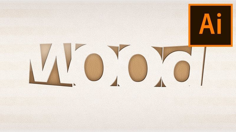 How to Make a Wooden Text Effect with Adobe Illustrator