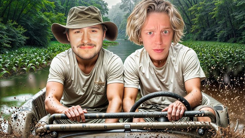 ЛЮТЫЙ УГАР НА БОЛОТОХОДЕ В ЛЕСУ😂| РЖАКА НА ЗАПРАВКЕ