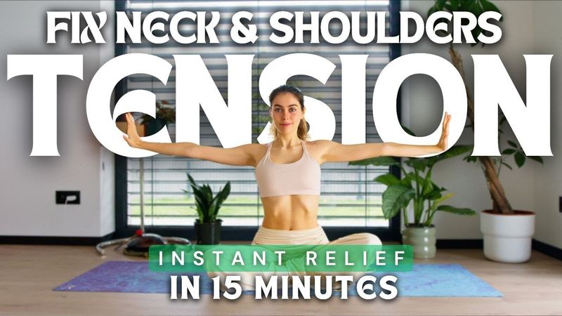Fix Neck & Shoulders Tension in 15 minutes | Yoga For Instant Relief