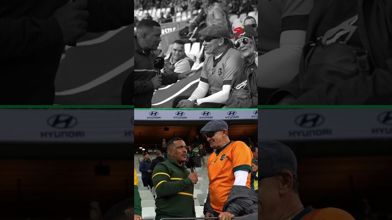 Wallabies fans stood no chance with Rudy this weekend 😂 #springboks #ssrugby