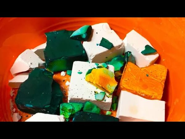 Yellow Green & White Fresh Chalk