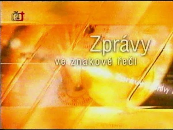 31.7.2000 - ČT2 - upoutávky, zprávy ve znakové řeči
