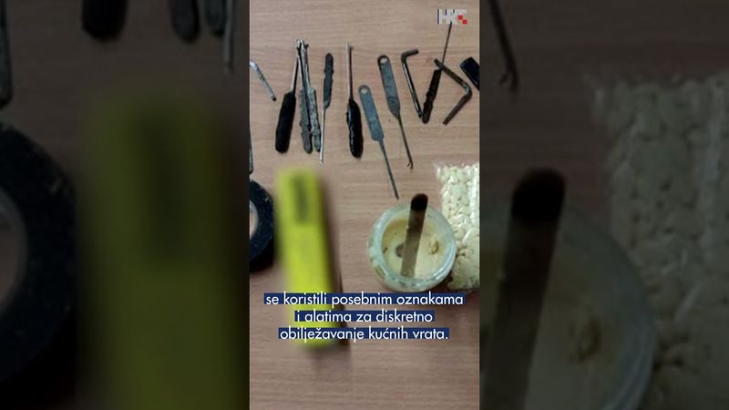 Dvojica stranaca uhićena zbog provale i obilježavanja stanova