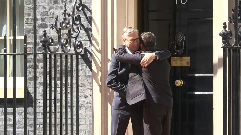 UK PM Starmer welcomes Ukrainian President Zelensky to Downing Street | AFP