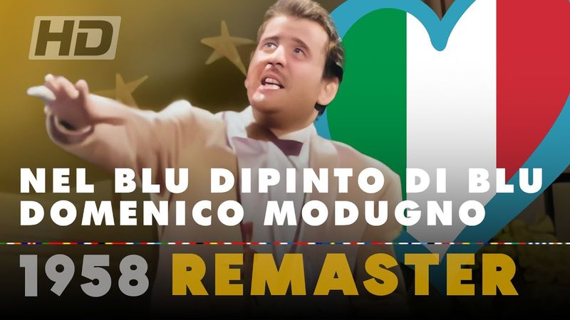 NEL BLU, DIPINTO DI BLU (VOLARE) – DOMENICO MODUGNO | Italy 🇮🇹 | Eurovision Song Contest 1958 [HD]
