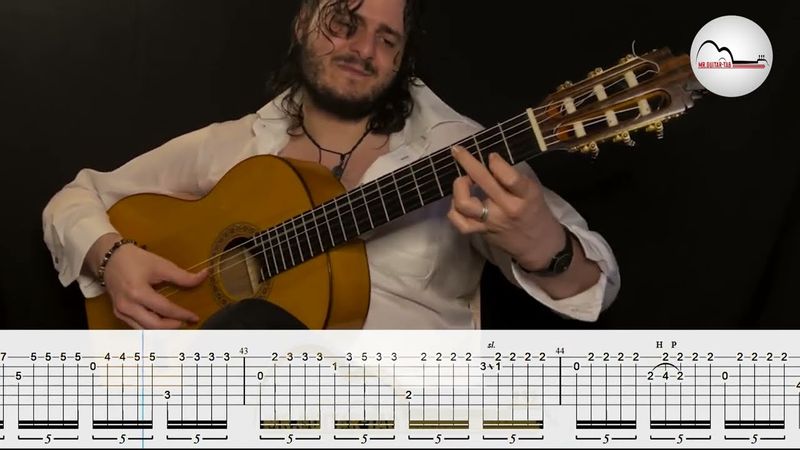 Vicente Amigo[tab] _ Morente_grananina Guitar tutorial