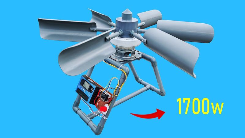 Turbin Angin 1700W Buatan Sendiri TERLALU Kuat – Saya Harus Mematikannya!