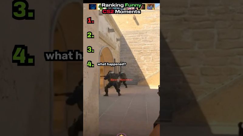 Ranking Funny CS2 Moments /20 #shorts