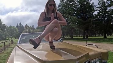 Erin Doing The Balance Challenge