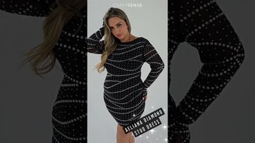 Curvy Sense - Yara Rhinestone Dress  #plussize #plussizeclothing