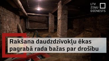 Daudzdzīvokļu mājas iedzīvotāji satraukti par rakšanu ēkas pagrabā