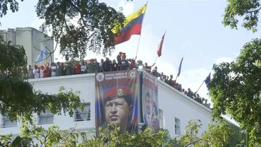Nicolas Maduro supporters gather to celebrate first anniversary of reelection as president | AFP