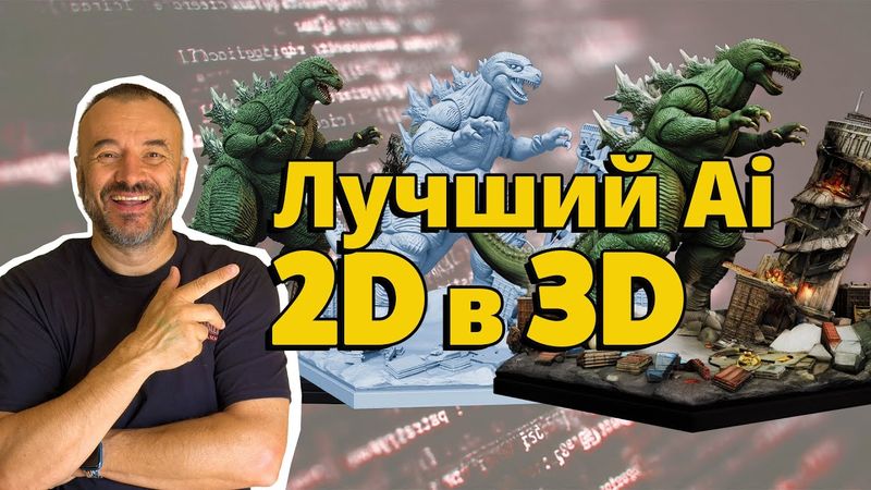 Как превратить 2D-изображения в настоящие 3D-модели с помощью ИИ