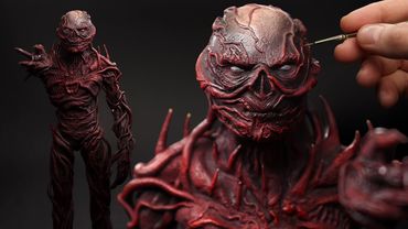 Sculpting VECNA from Stranger Things Season 5 (final form)