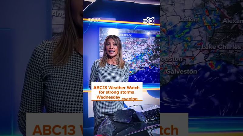ABC13 Weather Watch for strong storms Wednesday evening
