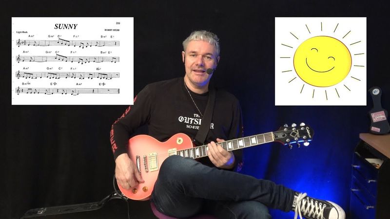 Sunny ( Smooth Jazz ) - Guitar Lesson