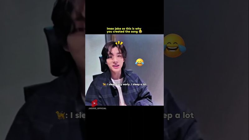 This is the reason Jake created the song Sleep Tight😭😂#enhypen #jake