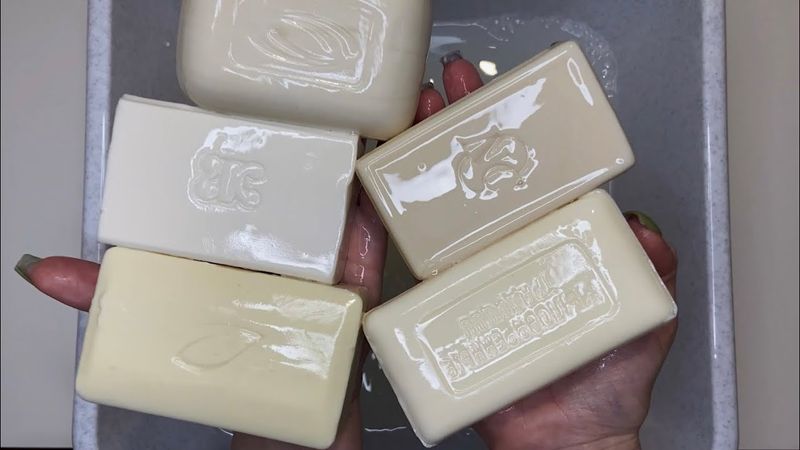 ASMR 🧺😴 Set of 5 bath soaps | АСМР 🧺😴 Сет из 5 банных мыл