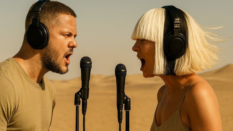 Hearts Burn in Silence — Imagine Dragons ✖ Sia - Inspired Emotional Pop Anthem Music Video Ai: