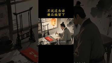 《老祖宗的智慧你要懂》滿招損、謙受益、一順千百順！#老祖宗的智慧 #國學養生#養生就是養健康 #運勢 #財運 #正能量 #玄學 #人生感悟 #國學文化 #道家文化 #中華文化 #智慧致富 #思維