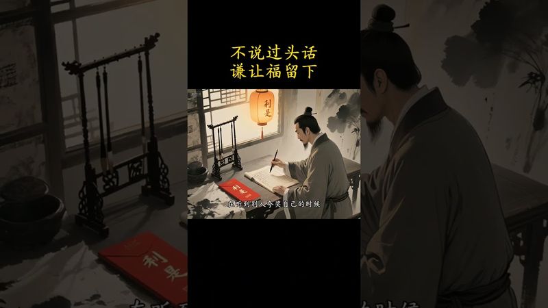 《老祖宗的智慧你要懂》滿招損、謙受益、一順千百順！#老祖宗的智慧 #國學養生#養生就是養健康 #運勢 #財運 #正能量 #玄學 #人生感悟 #國學文化 #道家文化 #中華文化 #智慧致富 #思維