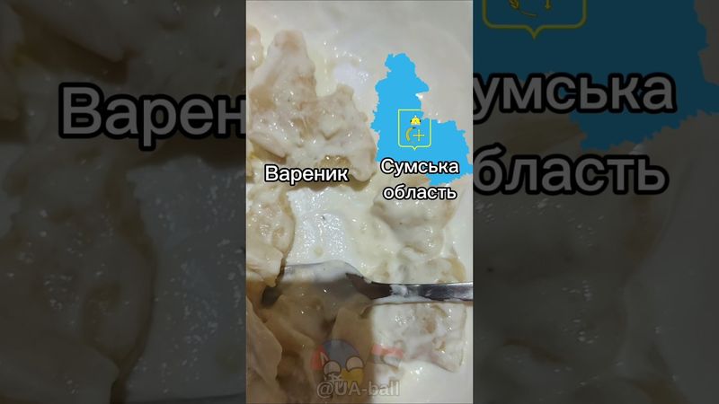 Вареник за формую як Сумська область #UA_ball #Sumy #memes #meme #Ukraine #shorts