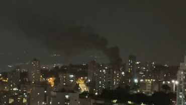 Smoke rises from the northern Israeli city of Haifa after Iran missile barrage | AFP