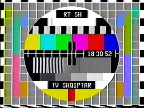 TV-DX RTSH Albania PM5543 testcard