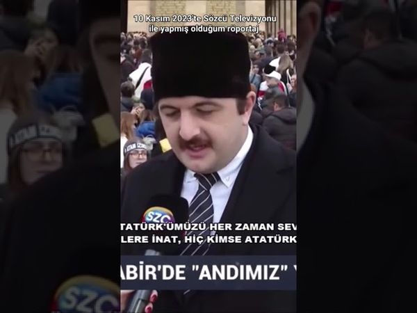 @Sozcutelevizyonu ile yapmış olduğum röportaj #10kasım #atatürküanma