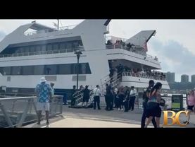 Mega-yacht with 400 passengers crashes into New York City dock, injuring nearly a dozen