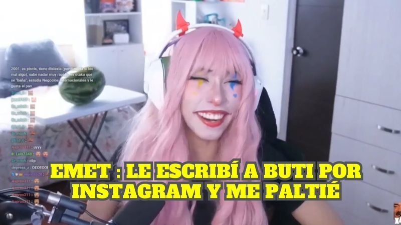 EMETSUKI LE HABLÓ A BUTI POR INSTAGRAM Y SE PALTEÓ