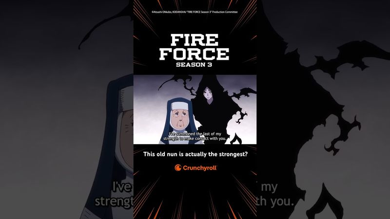 The old nun is actually the STRONGEST?