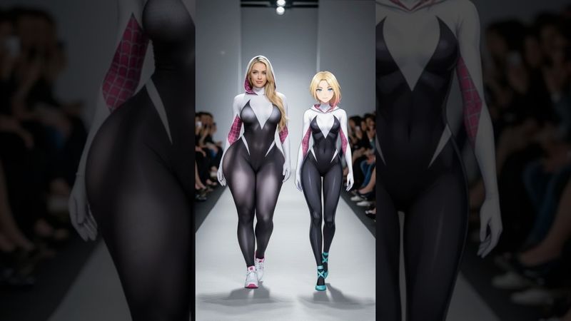 All SpiderGirls From Spiderman Universe #spiderman #marvel #ai #pixverseai #pixverse #spiderman2