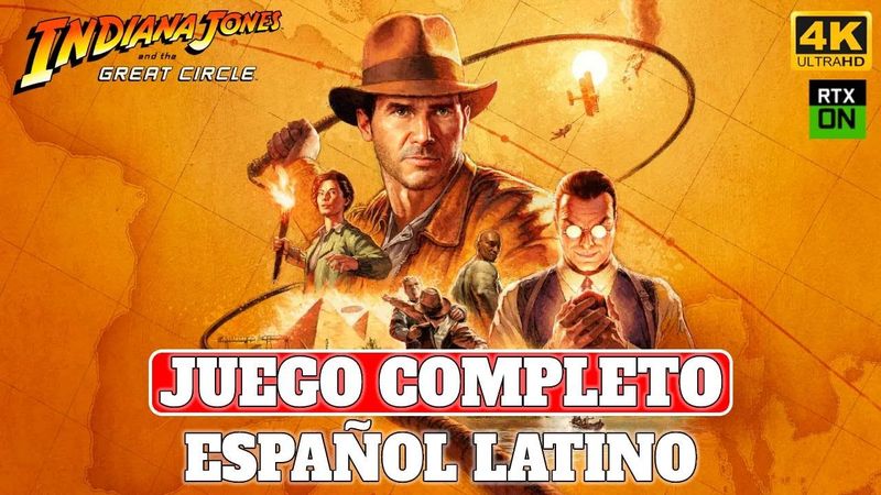 Indiana Jones y el Gran Círculo | Juego Completo en Español Latino | PC Ultra RT 4K 60FPS