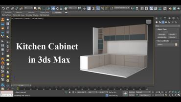 kitchen cabinet in 3ds max | kitchen in 3ds max | create kitchen cabinet in 3d max | 3d modeling
