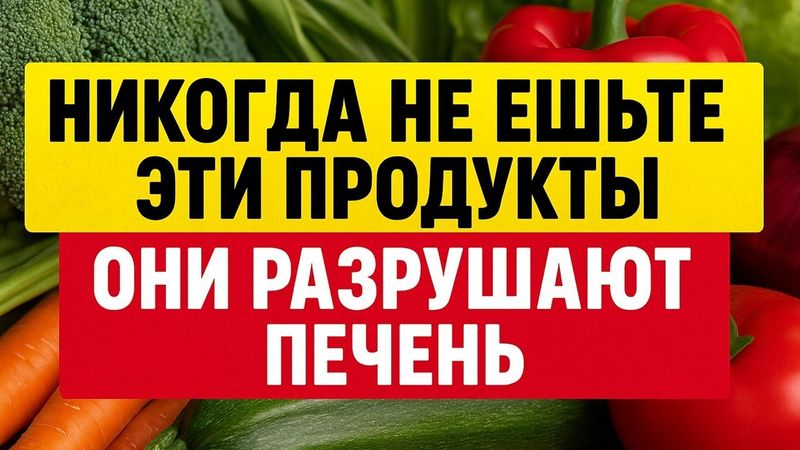 Никогда не ешьте эти продукты - они тихо разрушают печень и убивают здоровье