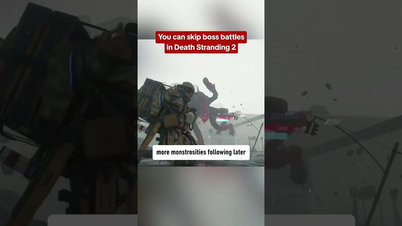 Death Stranding 2 has a Skip Boss button #ignsummerofgaming