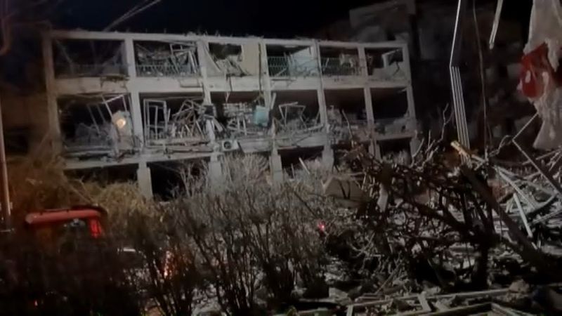 Scene in central Israel after direct hit by Iranian missile | AFP