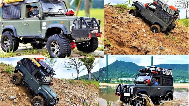 RC Car RC4WD D90 LandRover Defender Whang-San Park Trail RUN