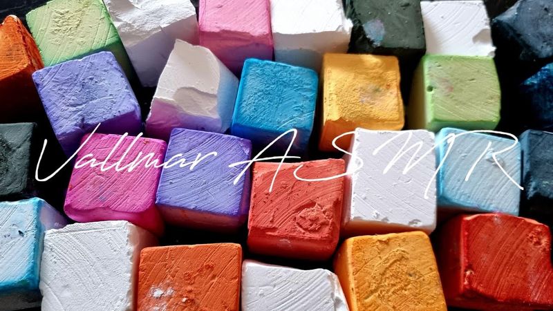 Happy birthday @Miss_SociallyAwkward 🥳🎂🎊 Dyed and fresh gym chalk cubes 🟥🟧🟨🟩🟪⬜