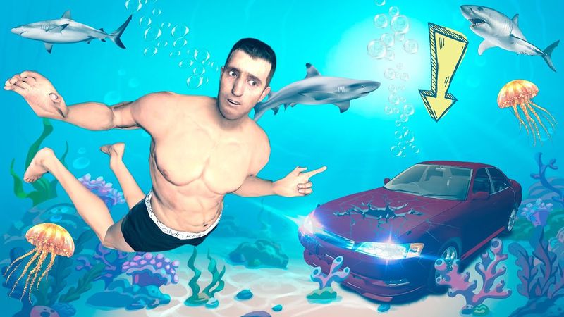 Судың астынан КӨЛІК ТАУЫП АЛДЫМ!